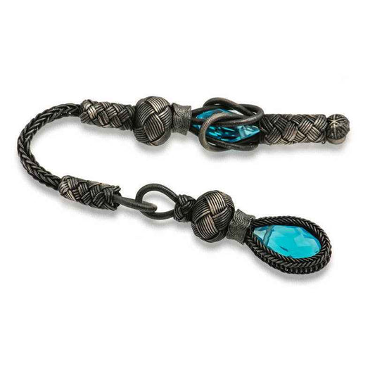 Zircon Stone Kazaziye Tassel 1000 Silver
