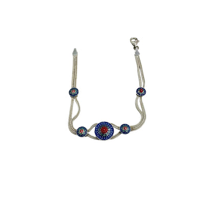 Bracelet en argent étoile anatolienne