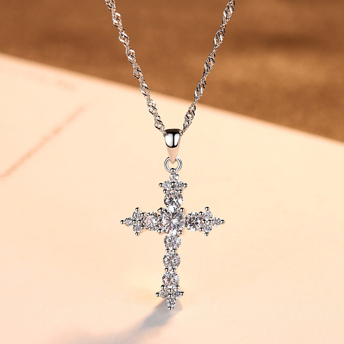 925 Sterling Silver Cross Necklace