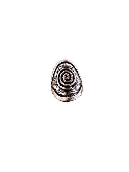 Bague en argent Chemin du Temps