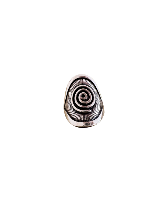 Bague en argent Chemin du Temps