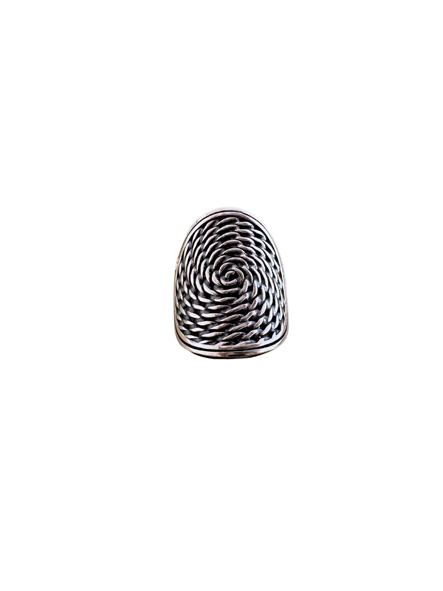 Bague en argent Traces du temps