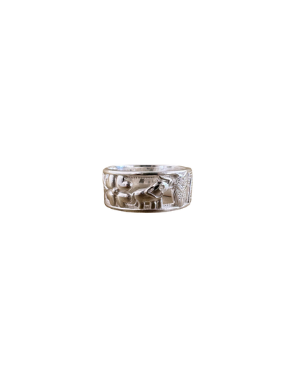 Bague en argent Symphonie Bonne Chance