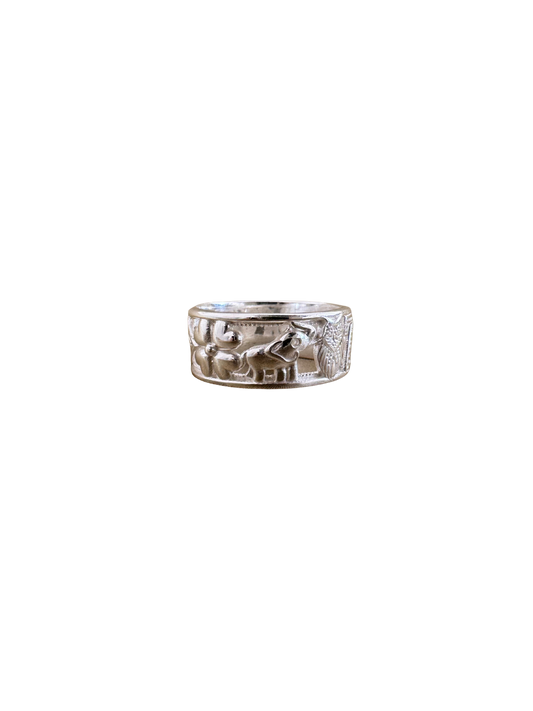 Bague en argent Symphonie Bonne Chance