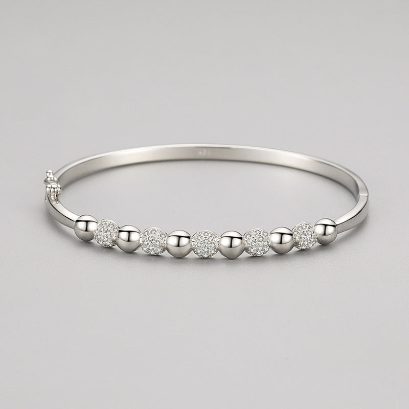 925 Sterling Silver Bracelet For Women Special-interest Design