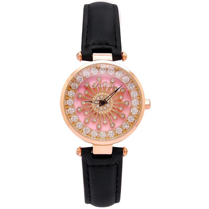 Time to Run Fashion Quartz Temperament Leather Women's Watch