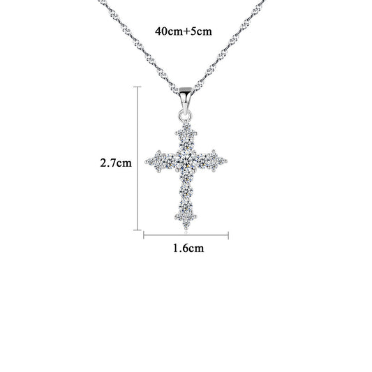 925 Sterling Silver Cross Necklace