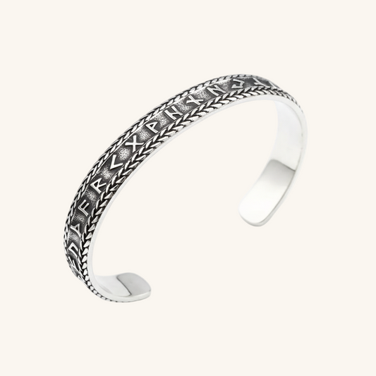 Vintage Wikinger Runen Manschettenarmband