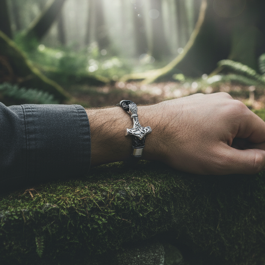 Echtlederarmband mit Magnetverschluss