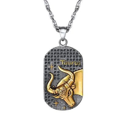 Choose Your Zodiac Sign Medallion Necklace