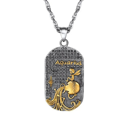 Choose Your Zodiac Sign Medallion Necklace
