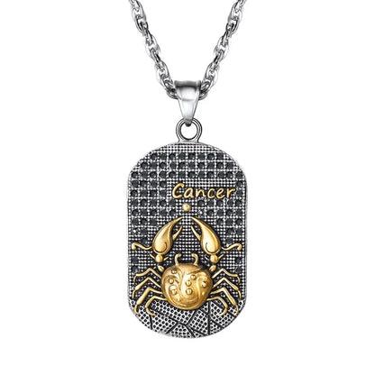 Choose Your Zodiac Sign Medallion Necklace