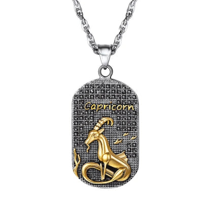 Choose Your Zodiac Sign Medallion Necklace