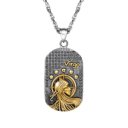 Choose Your Zodiac Sign Medallion Necklace