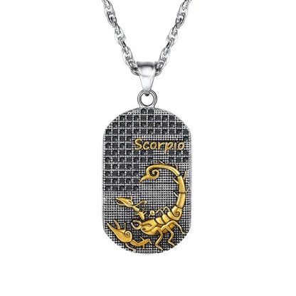 Choose Your Zodiac Sign Medallion Necklace