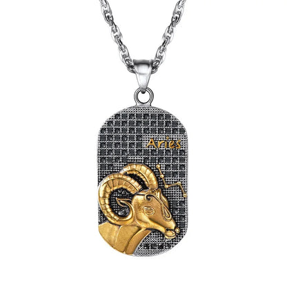 Choose Your Zodiac Sign Medallion Necklace