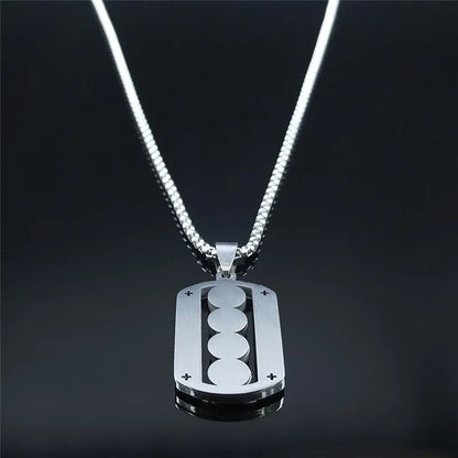 Crystal Saint Benedict Medal Necklace