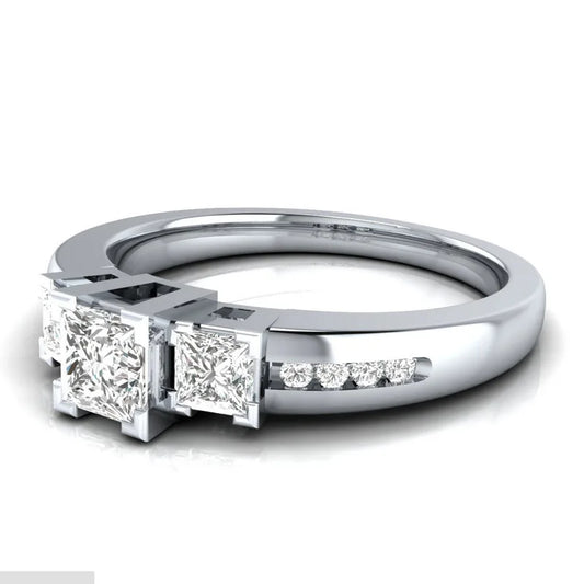 925 Sterling Silver Classic Women Ring