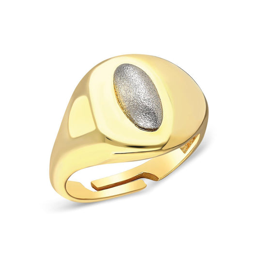 Bague en argent avec pierre de lune
