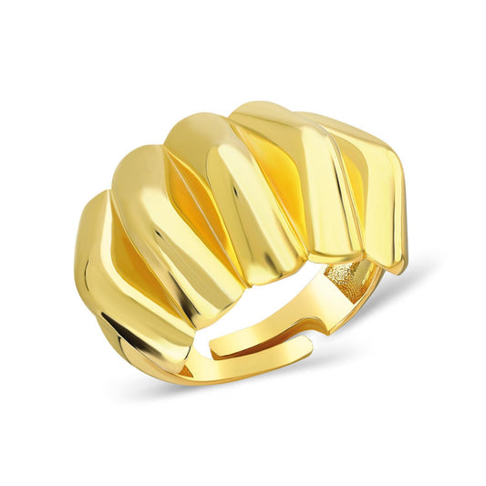 Bague accordéon en argent