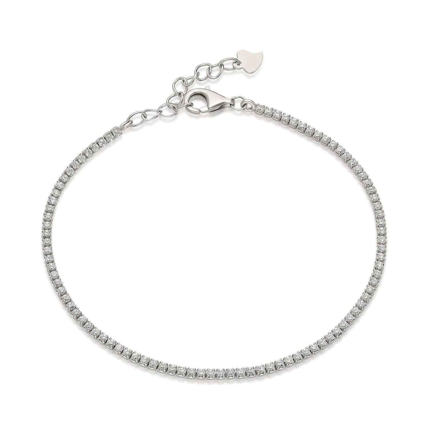 Tennis Silver Bracelet