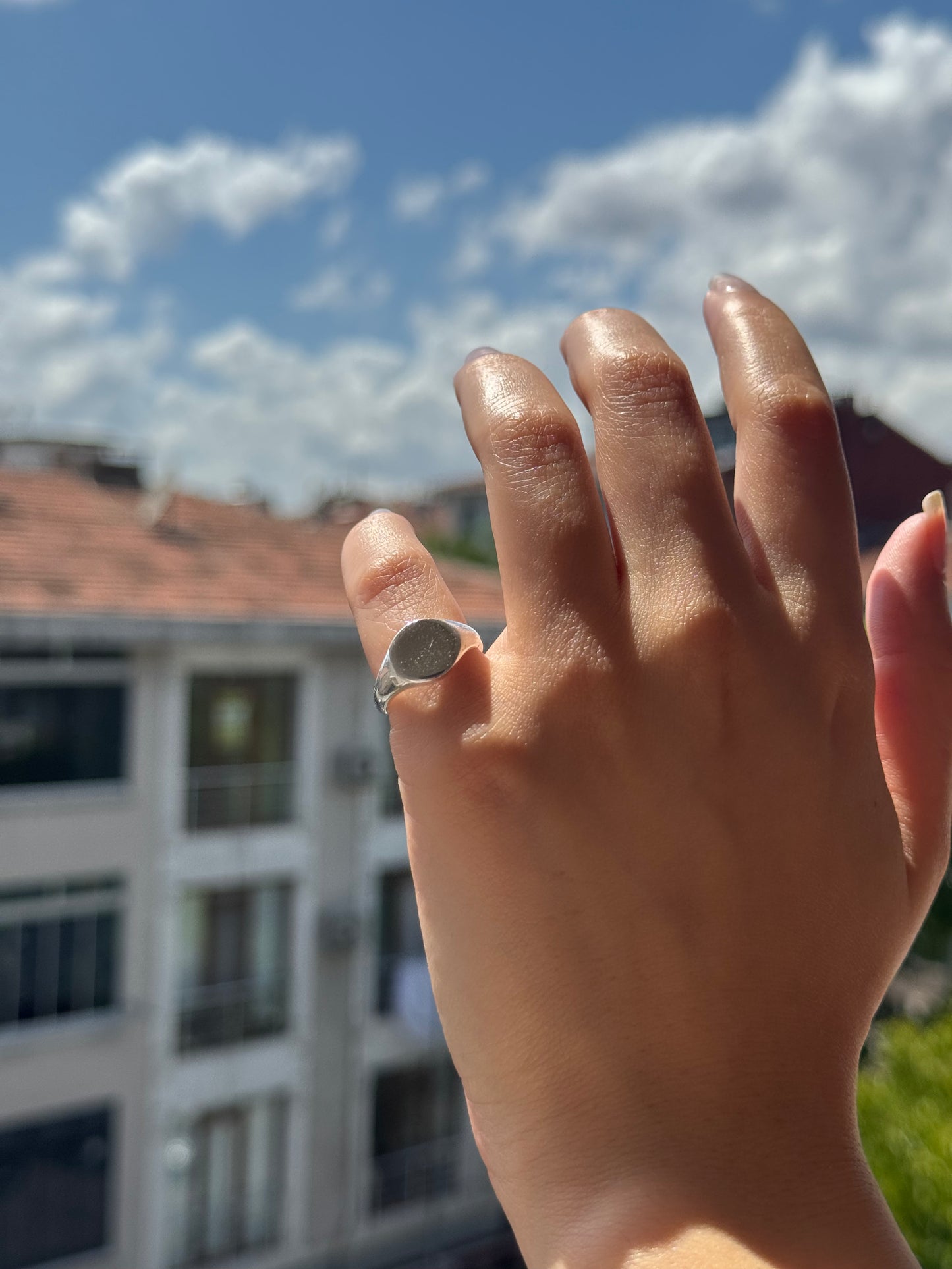 Bague en argent Silence des reflets