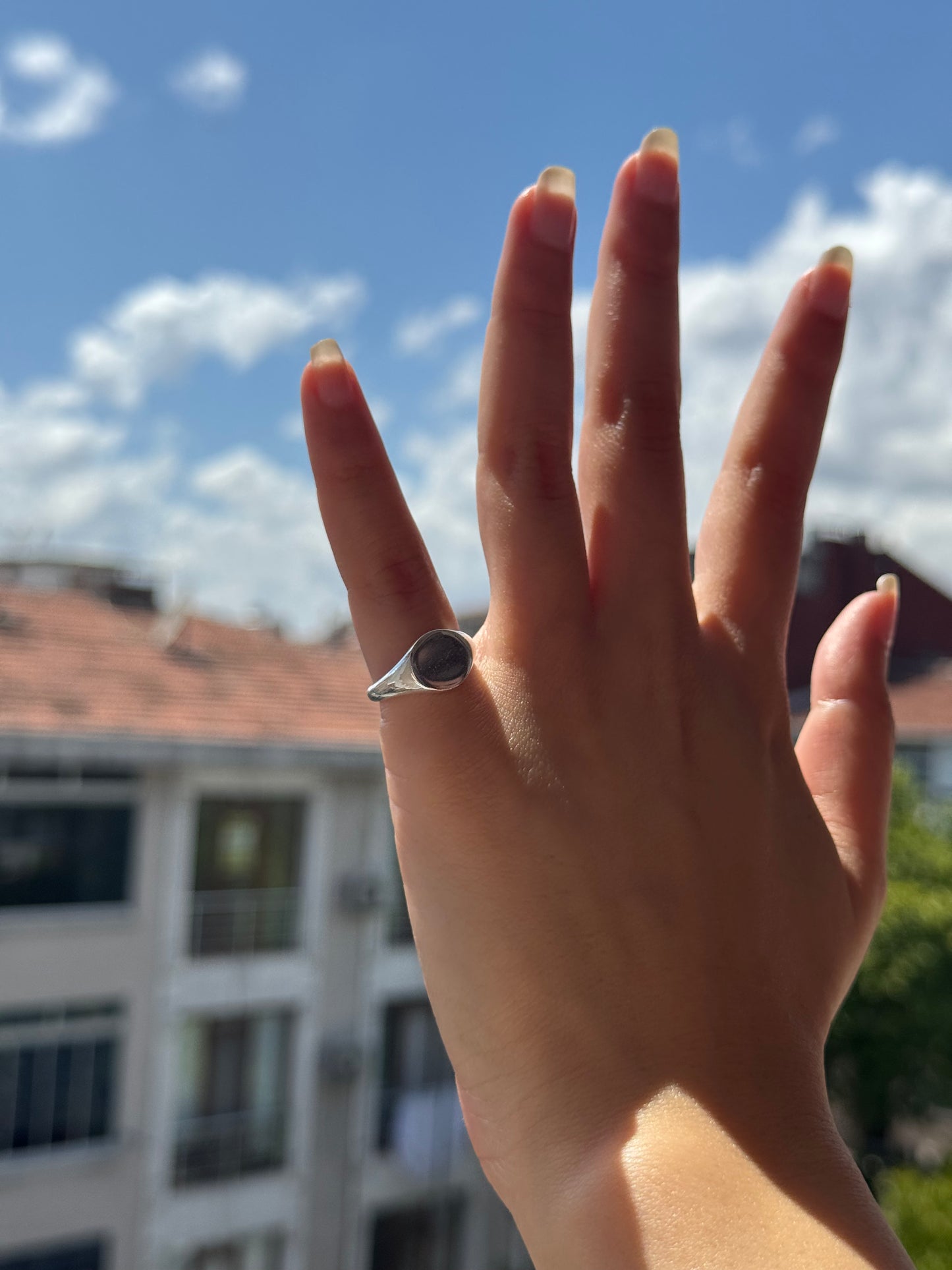 Bague en argent Silence des reflets
