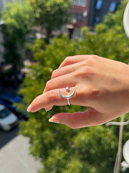Bague en argent Baiser du ciel