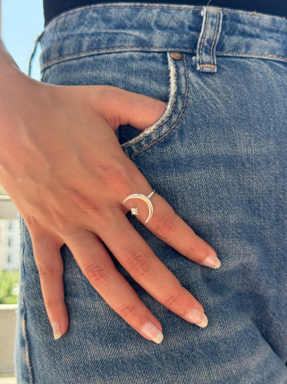 Bague en argent Baiser du ciel