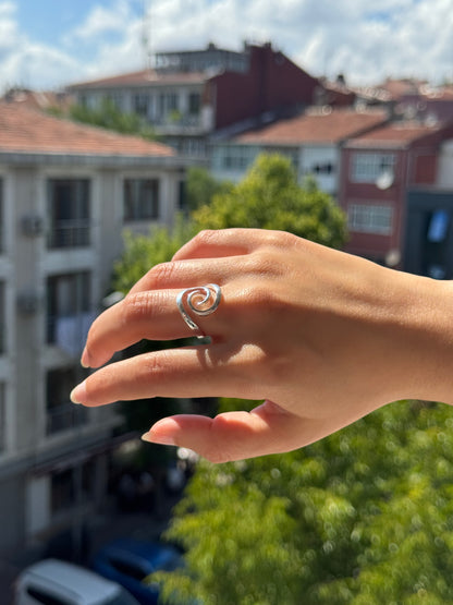 Bague en argent Danse de la Dualité