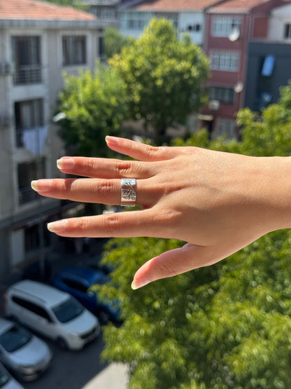 Bague en argent Branches de vie
