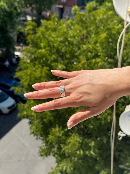 Bague en argent Symphonie Bonne Chance