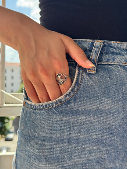 Bague en argent Racines de la vie