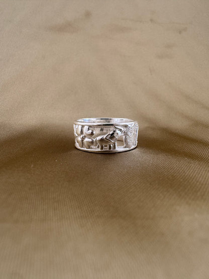 Bague en argent Symphonie Bonne Chance