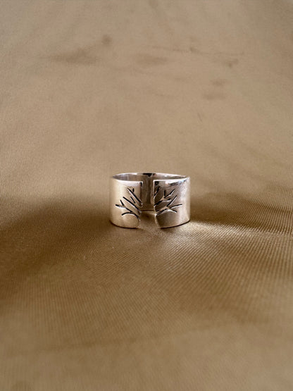 Bague en argent Branches de vie