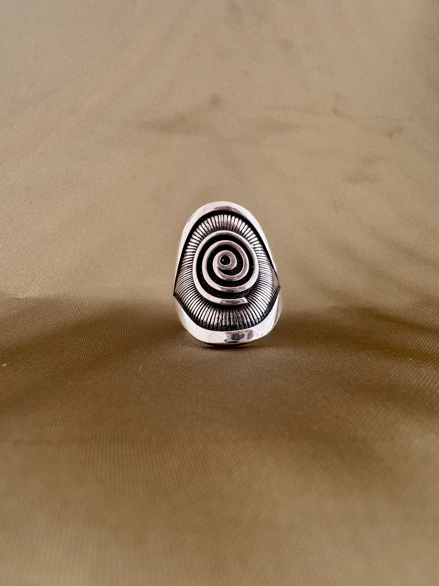 Bague en argent Chemin du Temps