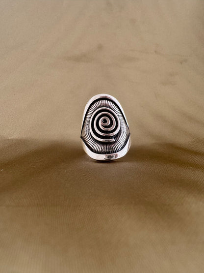 Bague en argent Chemin du Temps