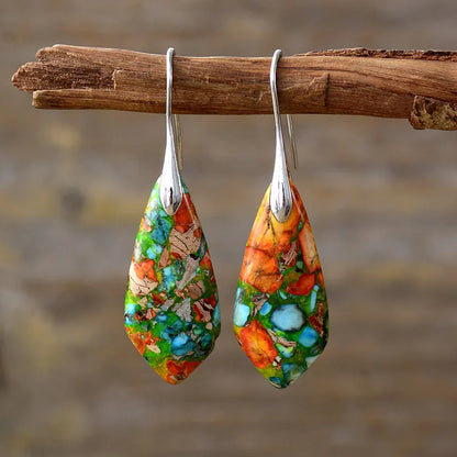 Bohemian Emperor Stone Earrings
