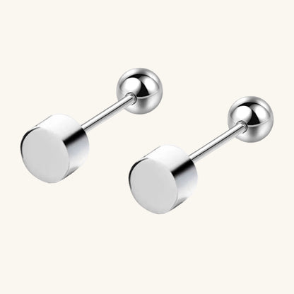 Star Ball Square Stud Earrings