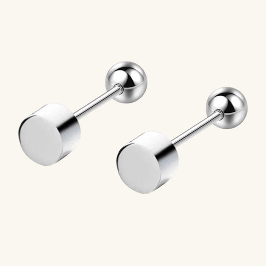 Star Ball Square Stud Earrings