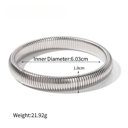 Snake Chain Cuff Bracelet