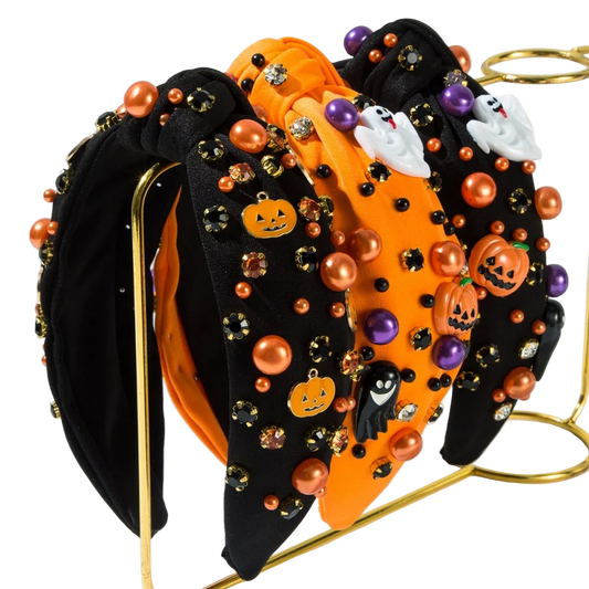 Festive Beaded Halloween Headbands