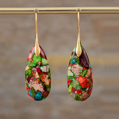 Bohemian Emperor Stone Earrings