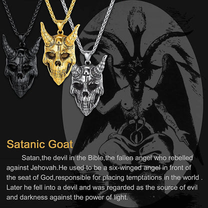 Gothic Baphomet Sigil Necklace