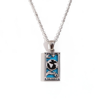 Waterproof Tarot Symbol Necklace