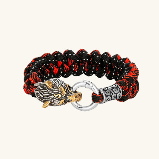 Odin's Wolf Viking Paracord Bracelet