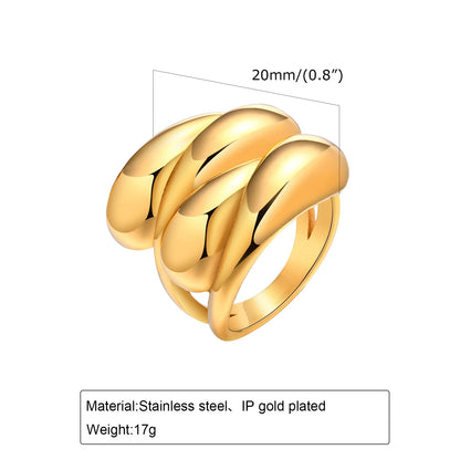 The Chunky Gold Dome Ring