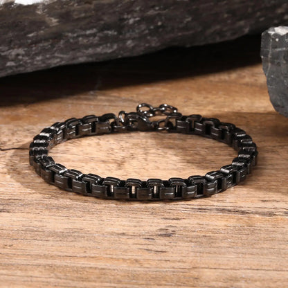 5.3mm Never Fade Round Box Chain Bracelet