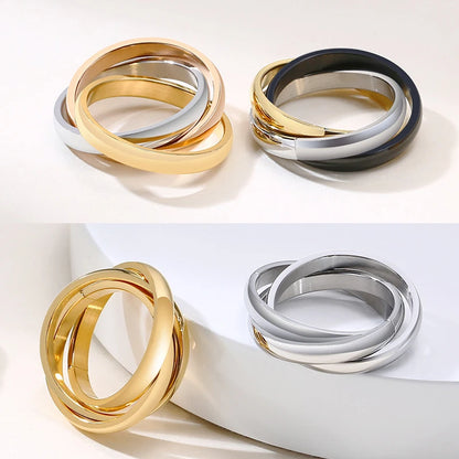 Interlocking Trinity Ring