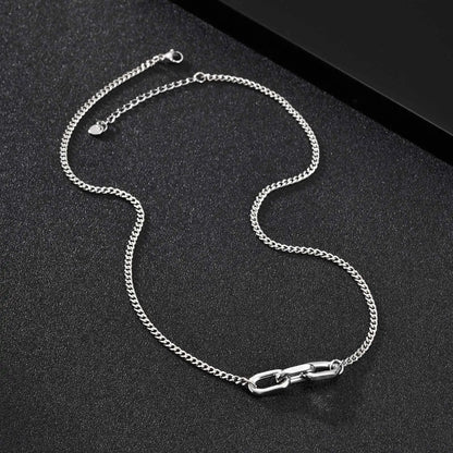 Retro Style Chunky Chain Necklace